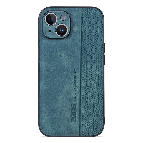 AZNS Mobilskal till iPhone 15 Plus Anti-Scratch PU Läder - Grön