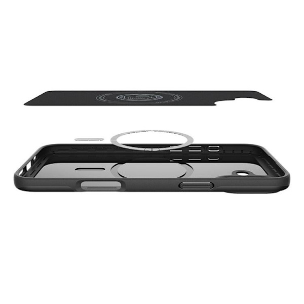 Spigen telefontaske til iPhone 16 Plus MagSafe Thin Fit - Sort Svart