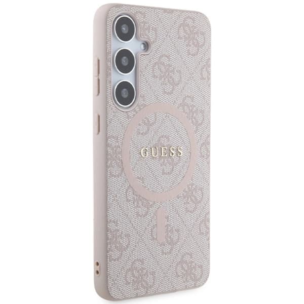 Guess Mobilskal till Galaxy S24 Magsafe Collection - Rosa Rosa