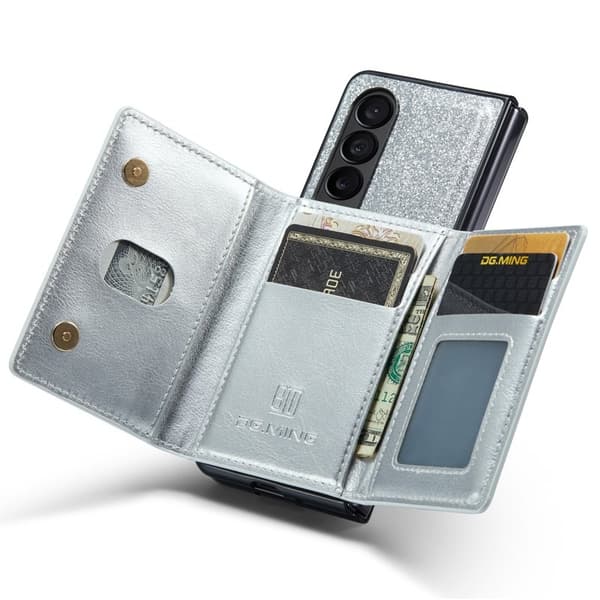 DG.MING M3 Series Mobilskal för Samsung Galaxy Z Fold3 5G Silver