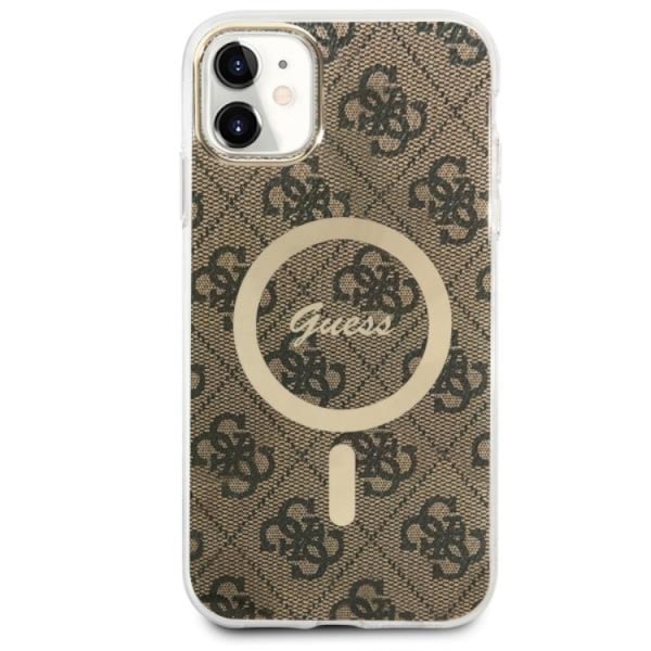 Guess iPhone 11 Mobilskal MagSafe - Brun