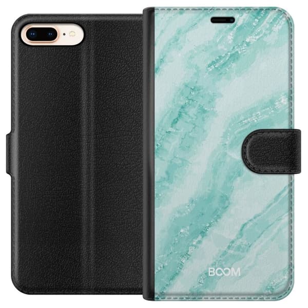 Pung Taske til Apple iPhone 8 Plus med Mint Marmor