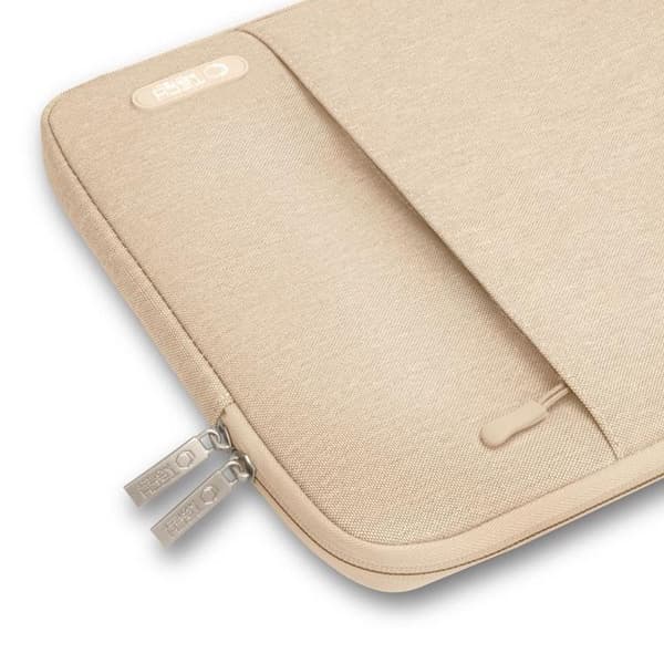 Tech-Protect bærbar taske til (13-14") - Caffe Latte Beige