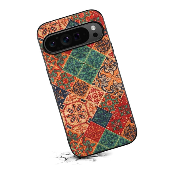 Mobilskal till Google Pixel 10/10 Pro Flower Print - Vinter/Blå Blå