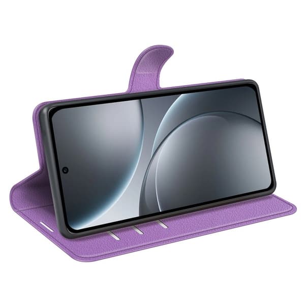 AMORUS Oppo Find X9 Pro 5G Plånboksfodral Konstläder Stöd - Lila