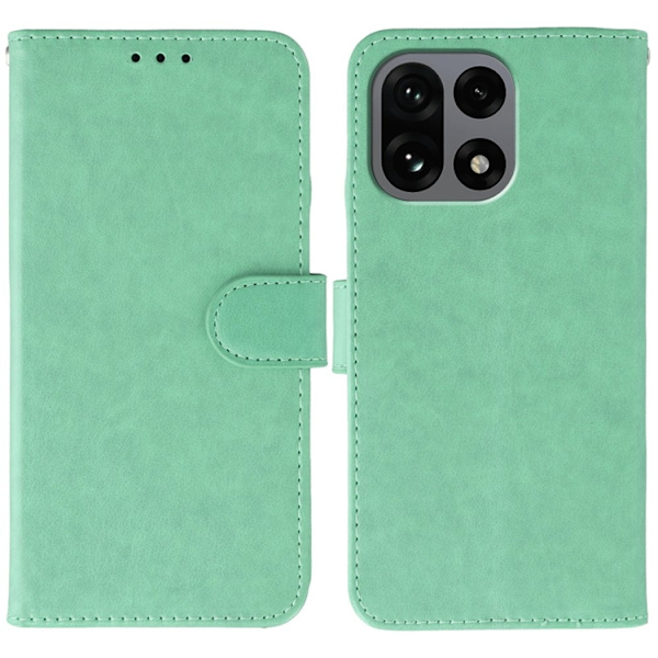 OnePlus 15 5G Plånboksfodral PU Läder Grön