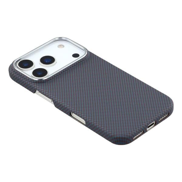 Mobilskal till iPhone 17 Pro Max MagSafe Carbon Fiber Blå
