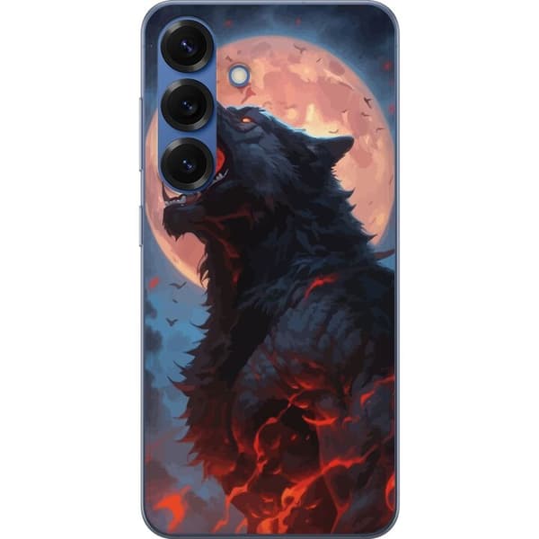 Mobilcover til Samsung Galaxy S25+ med Howling Wolf