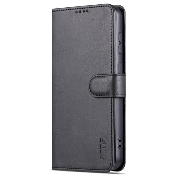 AZNS Samsung Galaxy S23 FE Plånboksfodral Slim Konstläder - Svart