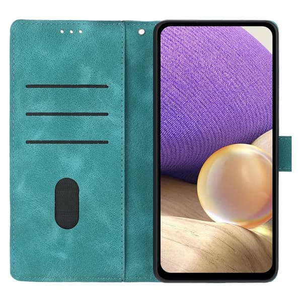 Samsung Galaxy S26 Edge Plånboksfodral Impränerad TriangelKonstläder Grön