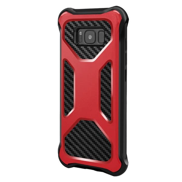 2-i-1 mobilcover med bælteetui til Galaxy S8 Plus - Rød Red