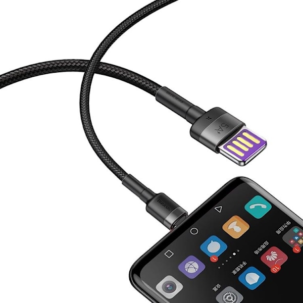 Baseus Cafule USB-C till USB-A kabel 40W 1m - Svart/Grå Svart