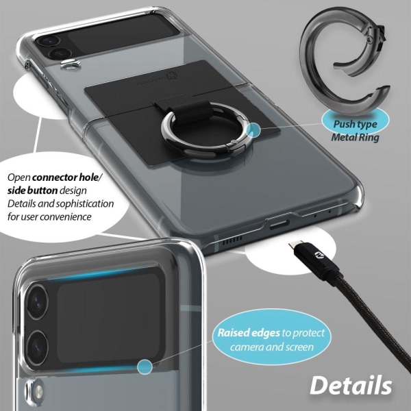 Whitestone Galaxy Z Flip 4 Case Ring - Sort