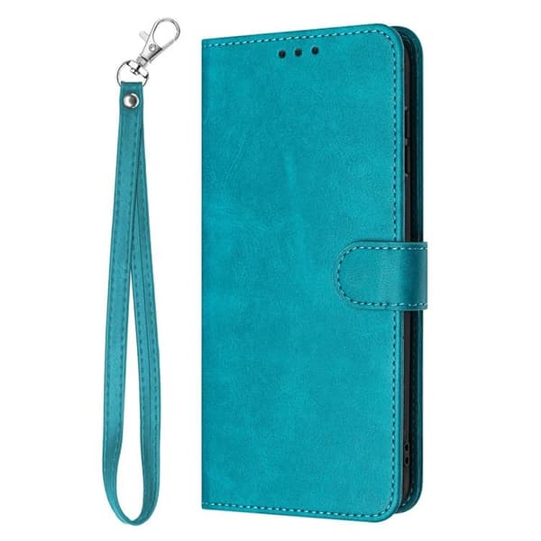 Sony Xperia 1 VII Konstläder Plånboksfodral Calf Texture Med Rem - Grön Grön