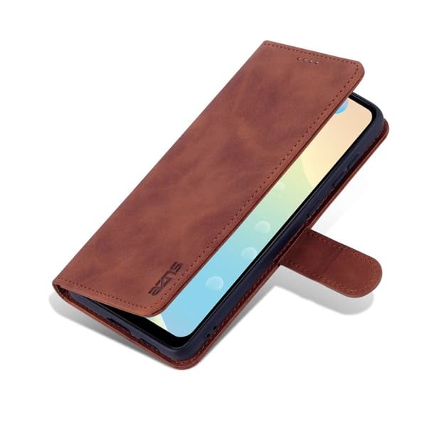 AZNS Samsung Galaxy A53 5G Plånboksfodral Konstläder - Brun
