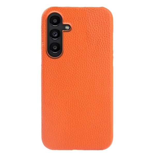 Mobilskal för Samsung Galaxy S26 Plus Magnetiskt Äkta läder + PC - Orange