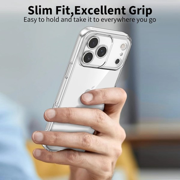 Tech-Protect Telefontaske til iPhone 17 Pro Max Flexair - Klar Transparent