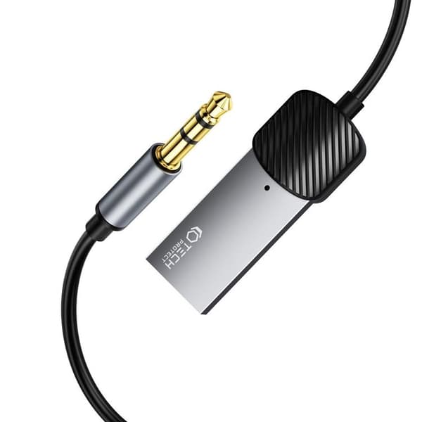Tech-Protect Adapter Aux Bluetooth Ultraboost - Sort Svart