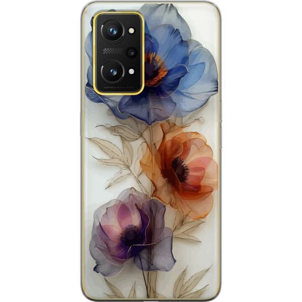Mobilcover til Realme GT Neo 3T med silkeblomster