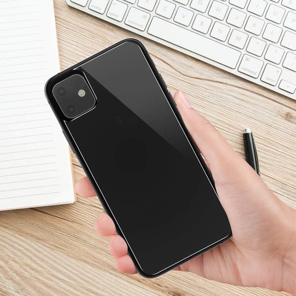 Hærdet glas skærmbeskyttelse til mobilens bagside iPhone 11 Pro Max Transparent