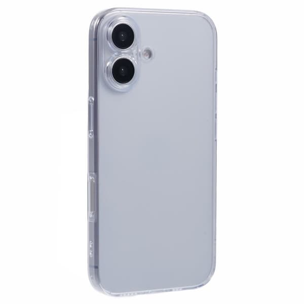 X-LEVEL Mobilskal till iPhone 16 Matte TempeRöd Glass TPU Transparent