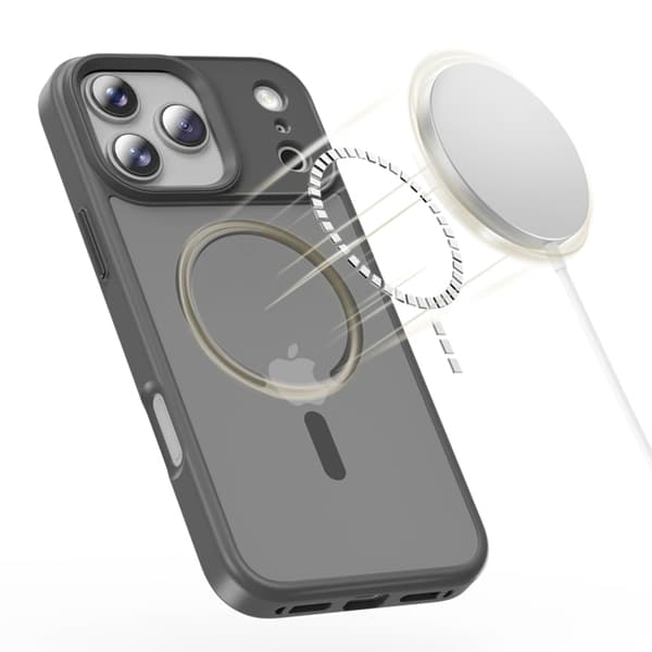 Tech-Protect Mobilskal till iPhone 17 Pro Max Magsafe Matte - Crayon Grå Grå