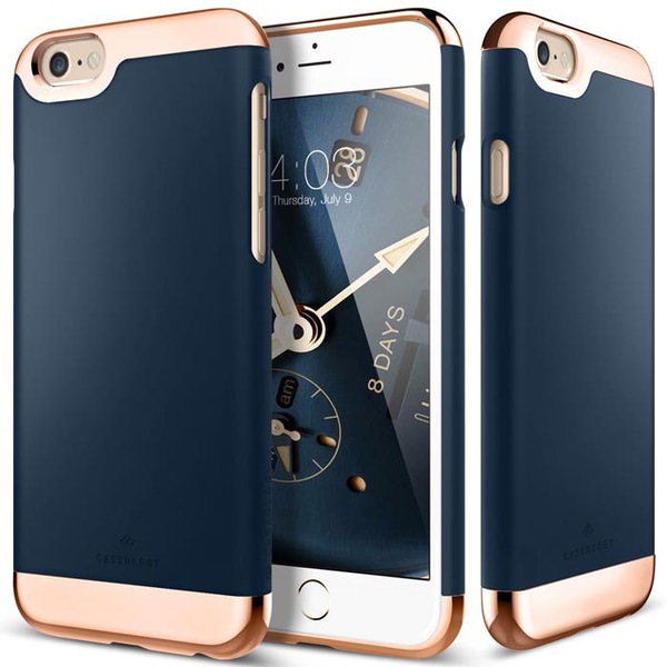 Caseology Savoy Skal till Apple iPhone 6(S) Plus  (Blå - Rose Go