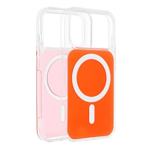 Telefontaske Til Galaxy S26 MagSafe Clear Fusion Mag - Orange Orange