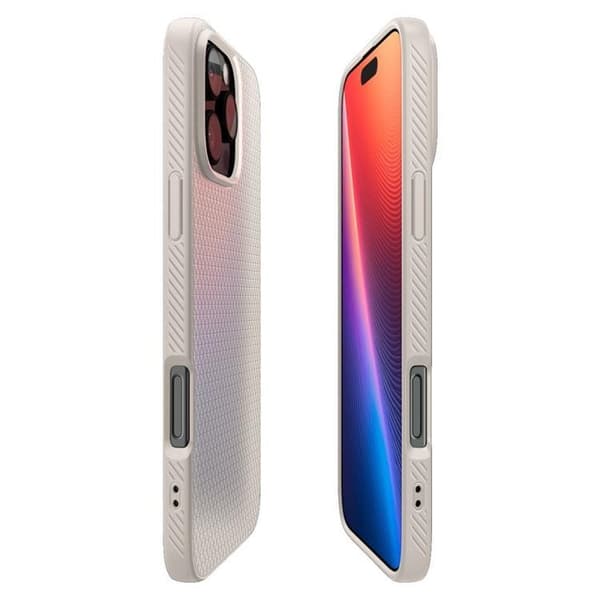 Spigen Mobilskal till iPhone 16 Pro Max Liquid Air - Natural Titanium Beige