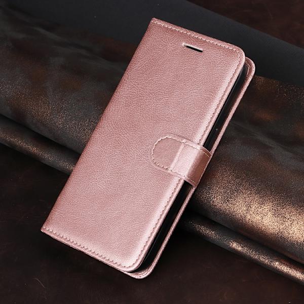 OnePlus 15 5G Plånboksfodral Solid Färg Konstläder Roséguld