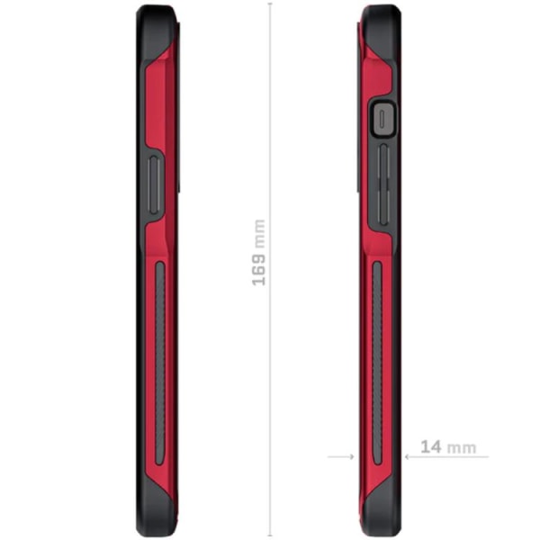 Ghostek Atomic Slim MagSafe suojakuori iPhone 13 Pro - punainen
