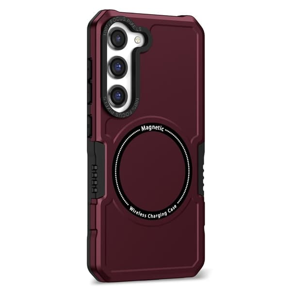 Galaxy S23 Plus Cover Magsafe Anti Drop - Vinrød Röd