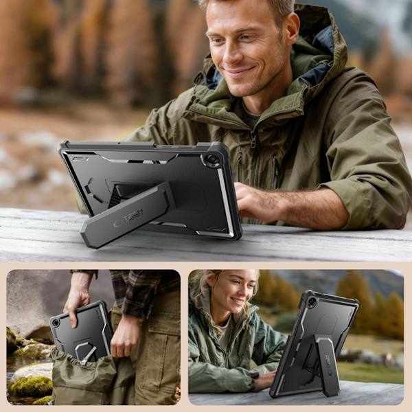 Tech Protect Galaxy Tab A9 Plus Taske Kevlar Pro - Sort Svart