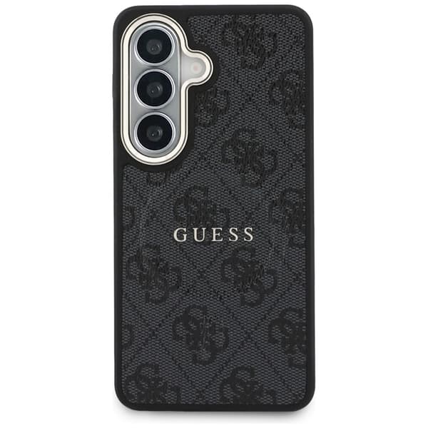 Guess Mobilskal För Galaxy S26 Plus MagSafe 4G Embossed Ring - Svart Svart
