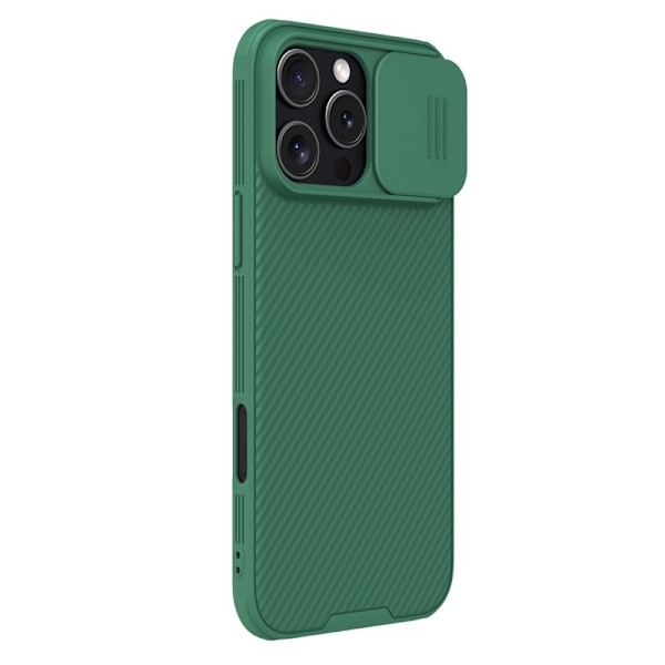 NILLKIN CamShield Pro Mobilskal till iPhone 16 Pro Max MagSafe Grön