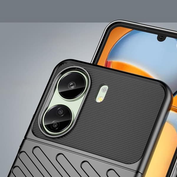 Xiaomi Redmi 13C Mobilskal Thunder TPU - Sort Svart