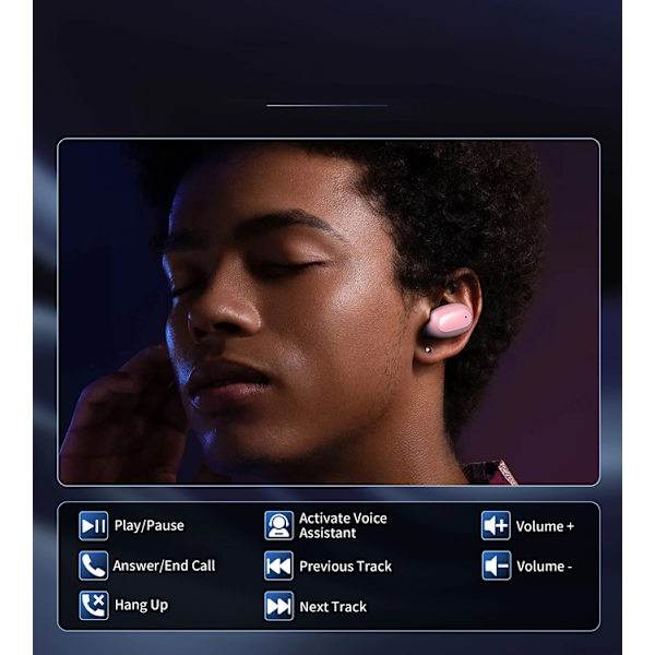 Choetech In-ear Trådløse Øretelefoner TWS Bluetooth MEMS - Lyserød Rosa