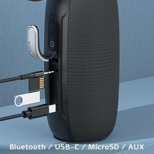 Awei Vandtæt Bluetooth 20W Højttaler Y370 - Sort Black