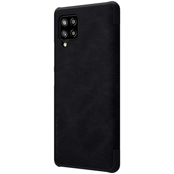 Nillkin Qin Läder Fodral Samsung Galaxy A42 5G - Svart Svart