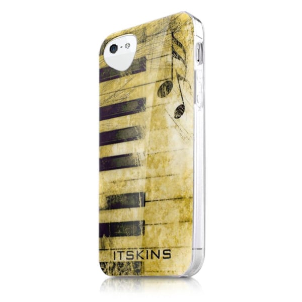 ITSkins Phantom FlexiCase Skal till Apple iPhone 5/5S/SE - Piano + Skärmskydd