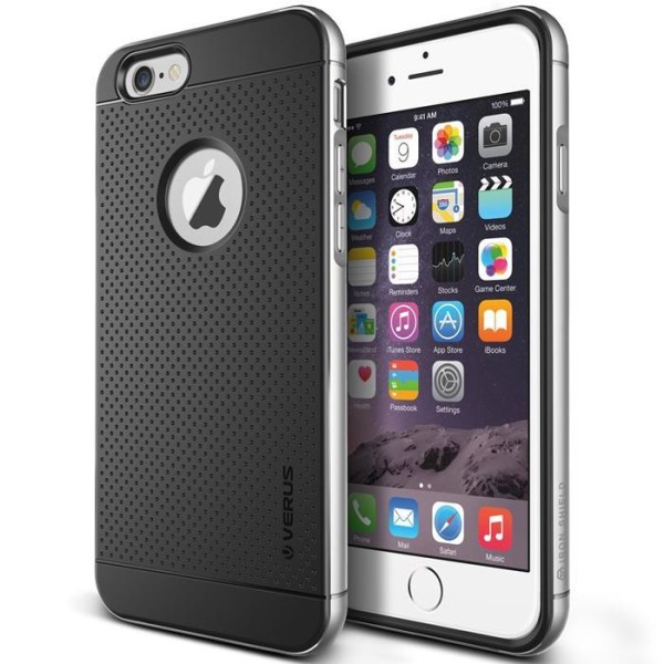 Verus Iron Shield alumiininen metallirunkokotelo Apple iPhone 6:lle ( Silver