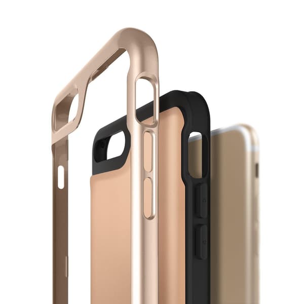 Caseology Envoy Aito nahkakuori iPhone 7 Plus - Beige Beige