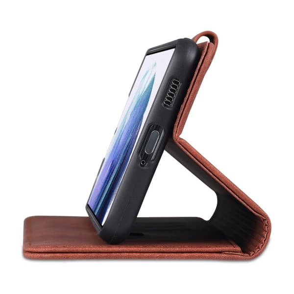 AZNS Samsung Galaxy S23+ Plånboksfodral Anti-scratch Konstläder - Roséguld