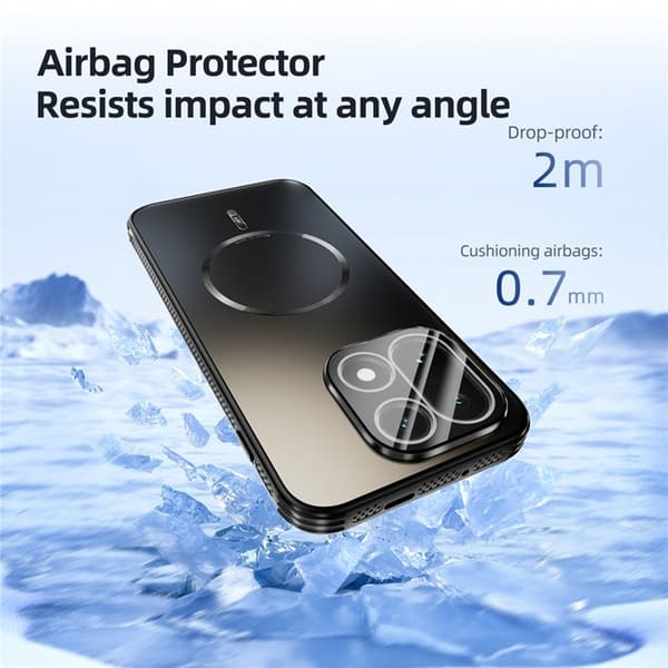 ABEEL Mobilskal till OnePlus 15 MagSafe Cooling Matte - Blå Babyblå