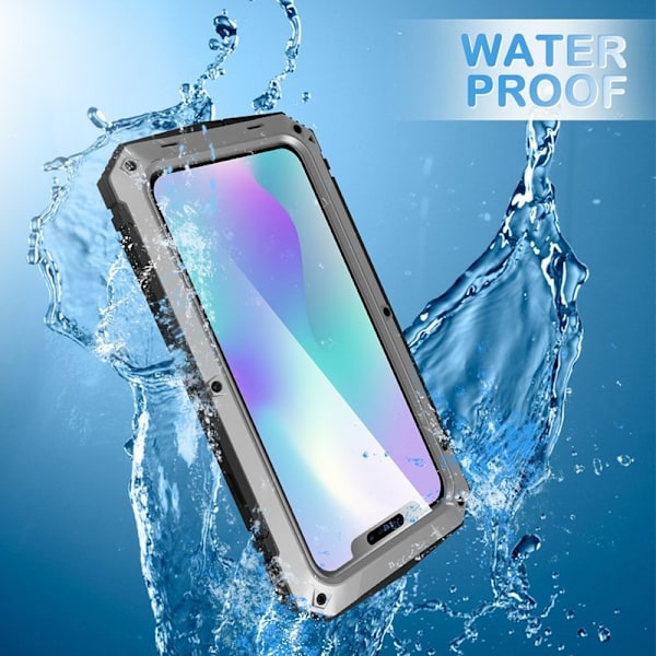 R-JUST Mobilskal till iPhone 11 Pro Max 360° Skydd Silver