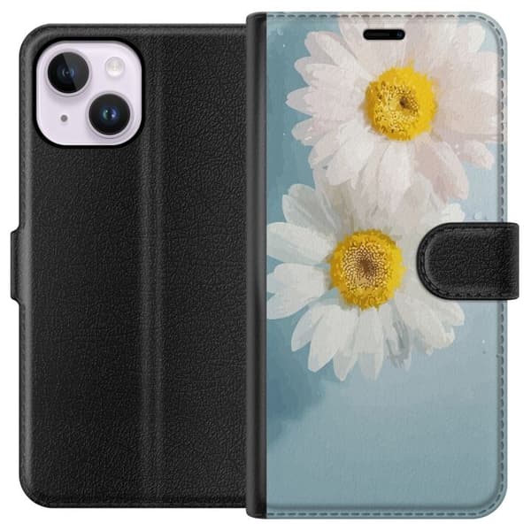 Plånboksfodral till Apple iPhone 14 Plus med Sommarblommor