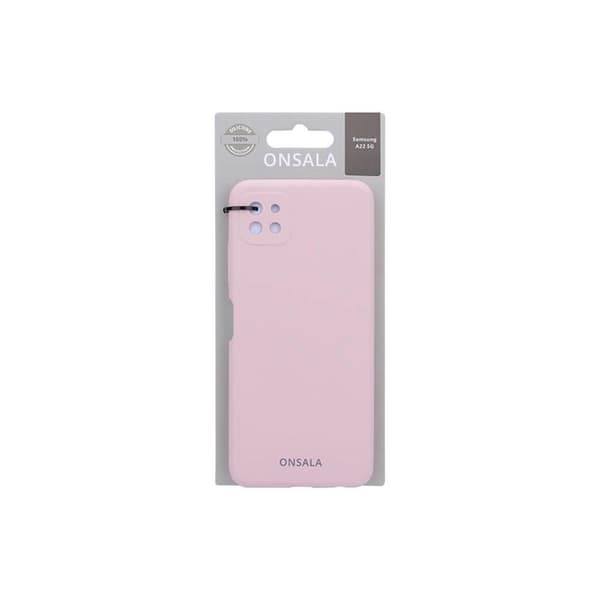 ONSALA Mobilskal Silikon Samsung A22 5G - Sand Rosa Pink