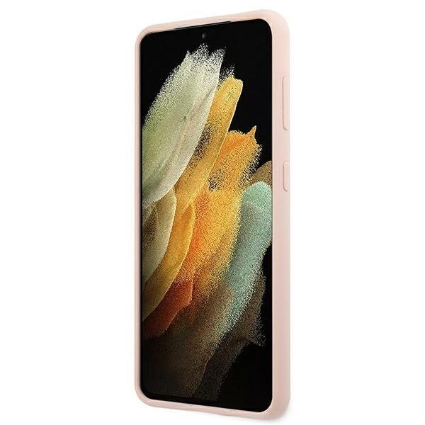 Guess Skal Galaxy S21 Plus Script Vintage - Rosa Rosa