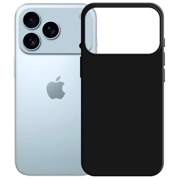 3MK Mobilskal till iPhone 17 Pro Silikon - Svart Svart