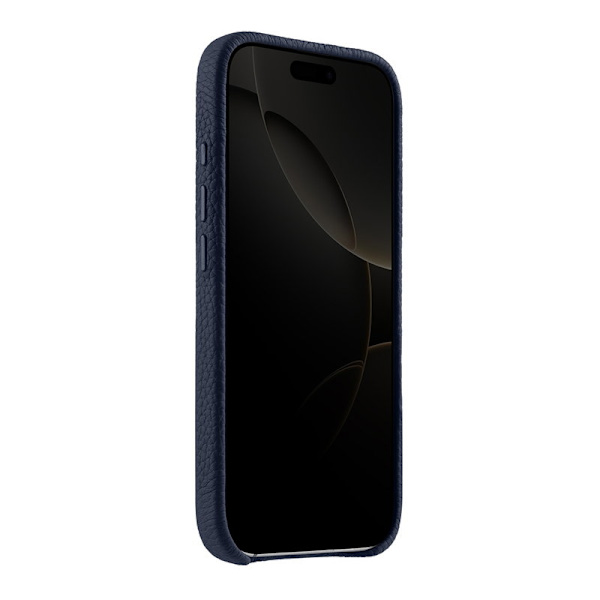 MELKCO Mobilskal till iPhone 16 Pro Max Magnetiskt Äkta Läder PC - Blå